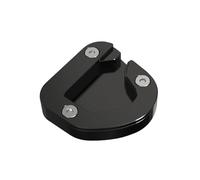 Soporte Placa Extensión Caballete Lateral De Motocicleta para Suzuki GSF1250, GSF650, Bandit 650, GSF 1200, 650S Y 1200S Almohadilla Soporte Caballete Extensión Almohadilla(Negro,X4)