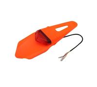 Soporte Placa Motocicleta Luz Trasera LED Universal para Motocicleta Lámpara De Freno con Guardabarros Trasero Soporte para Placa Matrícula 12V(K)