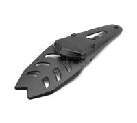 Soporte Placa Motocicleta Luz Trasera LED Universal para Motocicleta Lámpara De Freno con Guardabarros Trasero Soporte para Placa Matrícula 12V(E)