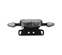 Soporte Placa para Suzuki para DRZ400S 2000-2024 para DRZ400SM 2005-2024 Luz Indicadora Señal Giro LED Motocicleta Luz Freno Trasero Soporte Matrícula Soporte matrícula