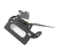 Soporte Placa Registro Moto para Ducati para Monster 821 2015-2017 Motocicleta Trasera Placa Matrícula Marco Soporte Guardabarros Eliminador Kit(Negro)