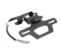Soporte Placa Registro Moto para Kawasaki para Z900 2017-2024 Marco Limpio Trasero Motocicleta Eliminador Guardabarros LED Intermitente Soporte Matrícula(B)