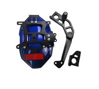 Soporte Placa Registro Moto para TMAX530 para TMAX560 17-25 Kit Marco Matrícula Motocicleta Guardabarros Rueda Trasera Protector contra Salpicaduras(Blue B)