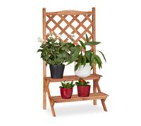Soporte plantas, Madera, Estantería escalera para plantas, Jardinera trepadora