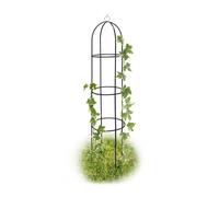 Soporte plantas obelisco de jardín guía para rosas 1,5 kg 190 cm verde oscuro