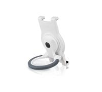 Soporte Plegable Ajustable para Tableta: Soporte de Escritorio Portátil con Clip Posterior para Anillo de Mano