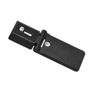 Soporte plegable con mango de agarre estable para cámara deportiva Pocket 3 con función ajustable, agarre estabilizador antideslizante negro
