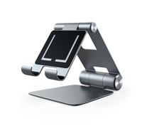 Soporte plegable de aluminio Satechi Gris espacial Para smartphones y tabletas con pantallas de 4 a 13 pulgadas