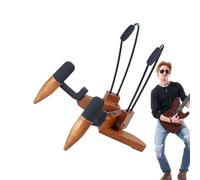 Soporte plegable de madera dura para guitarra, soporte plegable para guitarra, almohadillas protectoras de espuma, accesorios para guitarra, ganchos de pared para guitarra folclórica, guitarra clásica