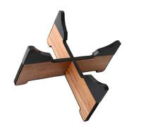 Soporte plegable de madera para tambor de lengua, soporte desmontable estable, soporte de piso portátil, fácil de montar, soporte de piso portátil duradero