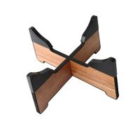 Soporte plegable de madera para tambor de lengua, soporte desmontable, portátil, fácil de montar, duradero para músicos, principiantes y profesionales