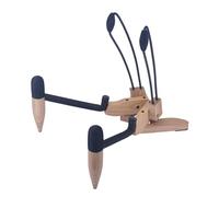 Soporte plegable de madera para ukelele para instrumentos musicales, soporte de pie para guitarra pequeña, para ukelele, violín y mandolina, soporte plegable de madera para ukelele