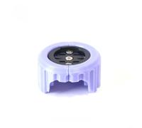 Soporte plegable de plástico para computadora para bicicletas Dahon con cierre de tornillo para cámaras de acción y faros delanteros, color amarillo, tamaño de 2 por 1 pulgada, diseño ligero (morado)