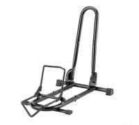 Soporte plegable de suelo para bicicletas de 26 a 29 pulgadas, estante de estacionamiento de bicicletas resistente con sistema de empuje rápido, soporte de almacenamiento interior estable para