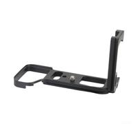 Soporte plegable en L de aluminio para Sony A7M3 A7RM3 ligero (negro) | Compatible con Arca para Swiss, cambio vertical sin cabeza esférica, agarre estable, montaje rápido, ideal para retrato