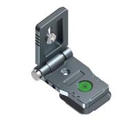 Soporte plegable en L para cámaras con interruptores rápidos entre modos vertical y horizontal, libera la placa