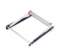 Soporte plegable multifuncional para máquinas de corte con altura ajustable, construcción de acero resistente, soportes de ayuda de corte de doble propósito