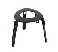 OutIn soporte de Café Plegable y Ultraportátil con Mosquetón, Soporte Estable para Máquina de Espresso, Diseño Monobloque de Aluminio, Compatible Mino y Nano