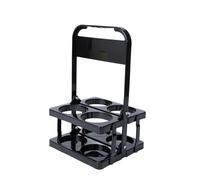 Soporte plegable para bebidas que ahorra espacio, para 4 botellas, uso al aire libre, resistente y de diseño, ergonómico, para barbacoa