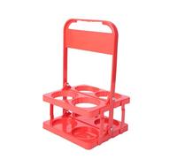 Soporte plegable para bebidas que ahorra espacio, para 4 botellas, uso al aire libre, resistente y de diseño, ergonómico, para barbacoa