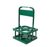 Soporte plegable para bebidas que ahorra espacio, para 4 botellas, uso al aire libre, resistente y de diseño, ergonómico, para barbacoa
