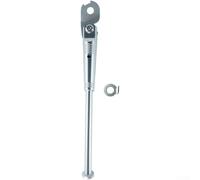 Soporte plegable para bicicleta, aleación de aluminio, soporte ajustable, extra estabilidad, base ancha, resistente a los arañazos, para bicicleta plegable de 14, 16, 20 pulgadas, color plateado y