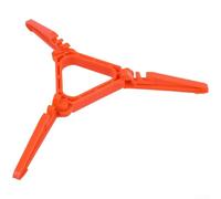 Soporte plegable para bidón de gas para camping, estufa ligera y portátil, diseño de estabilidad compatible con múltiples tipos de cilindros de gas (naranja)