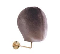 Soporte Plegable Para Cabeza De Maniquí Pelucas Almacenamiento Gorras Salón Marco Hierro Resistente Diseño Desmontable Sin Montaje Herramientas Soporte Plegable Peluca