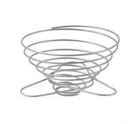 Soporte plegable para filtro de café, gotero reutilizable de acero inoxidable, para camping, senderismo, viajes, cono plegable portátil, para preparación al aire libre (grande)