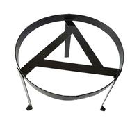 Soporte plegable para fogatas, soporte portátil para acampar, soporte de cocina de campamento - Soporte multifuncional para parrilla, equipo de cocina de fuego abierto, trípode plegable de acero para