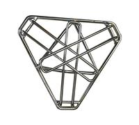 Soporte plegable para hoguera, soporte de pie para hoguera, trípode de cocina para camping, soporte para estufa de campamento, soporte de acero inoxidable para fuego abierto, parrilla portátil para