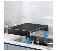 Soporte plegable para placa de cocina de inducción, diseño en forma de L con almohadilla antideslizante para estante de cocina RV (40 x 50 x 9 cm)