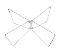 Soporte Plegable para Resistente de Hierro con Rack Organizador Universal Porta Maletas Y Porta Hieleras Adecuado para Deportes Al Aire Libr, Estilo a Plata