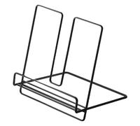 Soporte plegable para tablet, soporte multiusos para libros, soporte de hierro resistente a la corrosión para exhibición de cocina con respaldo