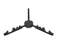 Soporte Plegable para Tanque de Gas para Acampar, Plástico Negro | Fijación Estable para Bidones y Calentadores, Accesorio Ligero para Camping y Cocina Exterior, Uso Portátil