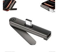 Soporte plegable para teléfono con adaptador de carga USB-C de 240 W, soporte portátil de escritorio para oficina en casa y viajes