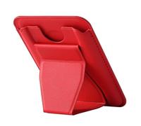 Soporte plegable para teléfono con almacenamiento de tarjetas integrado, soporte para tarjetas, soporte universal para teléfono