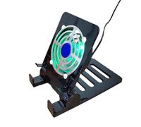 Soporte Plegable para teléfono con Ventilador de refrigeración, radiador, alimentación USB, Accesorio para Juegos para teléfono Inteligente, Tableta, Operaciones silenciosas, Estante de refrigeración