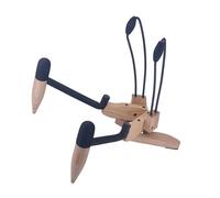 Soporte plegable para ukelele, pequeño soporte para instrumentos musicales, soporte de suelo para guitarra pequeña, acolchado grueso, antideslizante, soporte plegable de madera