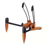 Soporte plegable para ukelele, pequeño soporte para instrumentos musicales, soporte de suelo para guitarra pequeña, acolchado grueso, antideslizante, soporte plegable de madera