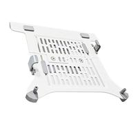 Soporte plegable portátil para ordenador portátil, Soporte for bandeja de portátil 10 a 17 pulgadas, multicolor(White)