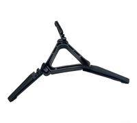 Soporte plegable y ligero para bidón de gas para uso en estufas de camping, compatible con la mayoría de las variantes de cilindros de propano y butano (negro)