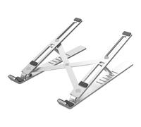 Soporte plegable y ligero para portátil, elevador de aluminio con disipación de calor, diseño ergonómico para portátiles y tabletas de 10 a 15,6