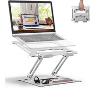 Soporte plegable y portátil para portátil con diseño ergonómico ajustable para cafeterías y hogares donde se escucha música, fácil de guardar,