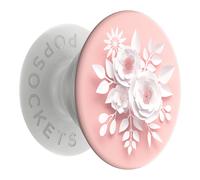 Soporte PopGrip con diseño de flor de papel con adhesivo y función de soporte