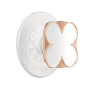 Soporte PopGrip Premium Enamel Clover, Oro rosa