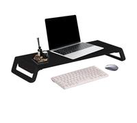 Soporte por monitor - Legno 54 x 20 x 7,5 cm con 4 puertos USB | Ripiano Alzatavolo Pèr PC In Legnø con Spazio Tastiera, Casa, Ufficio - Supporto Pe Monitoř Da Tavolo | Scuola, St