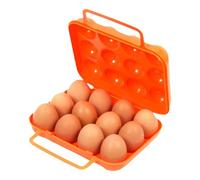 Soporte Portador De Huevos De Plegable Portátil - Contenedor De Huevos Para Acampar | Box Reutilizable | Reutilizable Embalaje De La Cuadrícula Alaborador De Alimentos Adecuado Para Acam