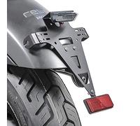 Soporte portamatrículas Lateral Compatible para Honda Rebel 1100 21-25 Negro