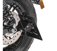 Soporte portamatrículas Lateral S Compatible para Harley Davidson Sportster 04-20 Negro